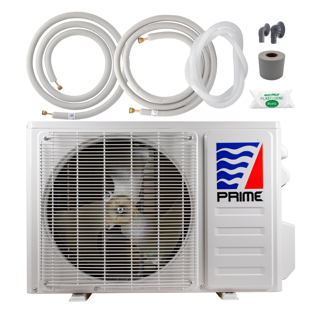 PRIME 12000 BTU MINI SPLIT AC — COLD ONLY 16 SEER R-410A 220V