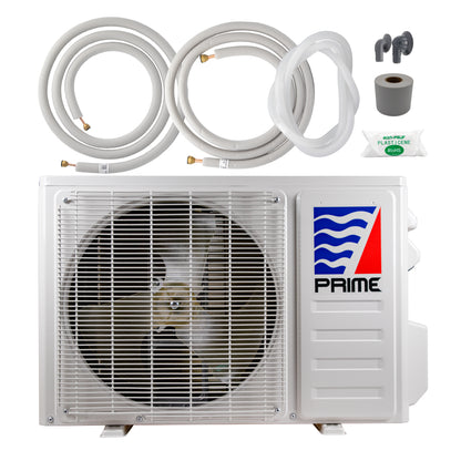 PRIME 12000 BTU MINI SPLIT AC — COLD ONLY 16 SEER R-410A 220V